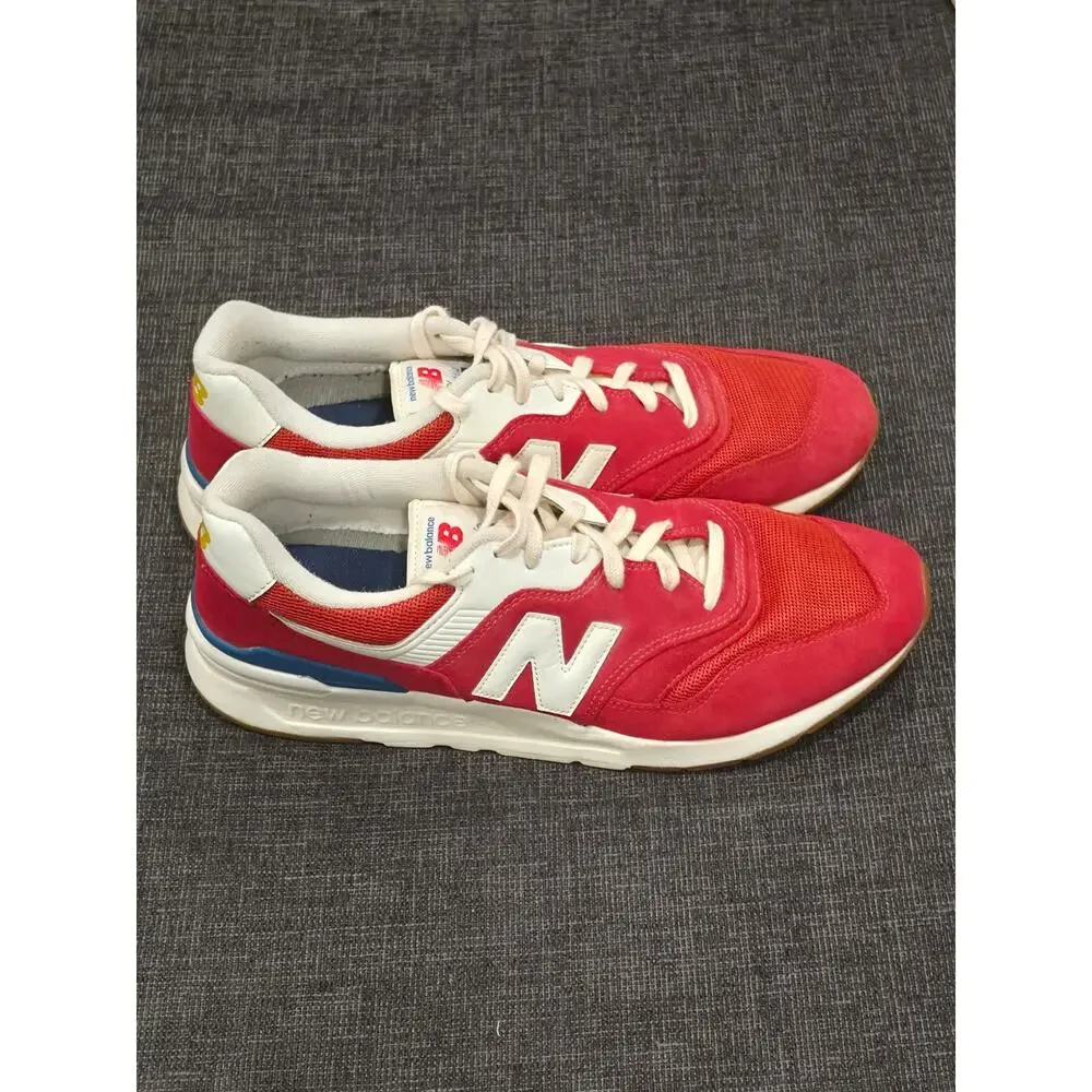 New Balance 997H Team Red White Blue Sneakers Men's Size 12 CM997HRG